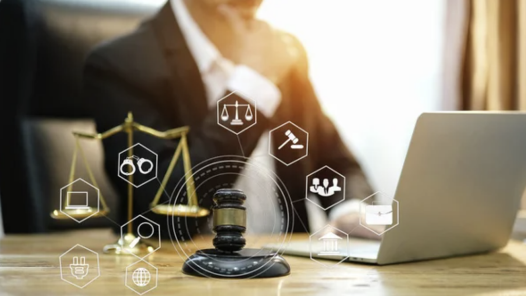 criminal defense firm nyc- a lawyer watching his laptop