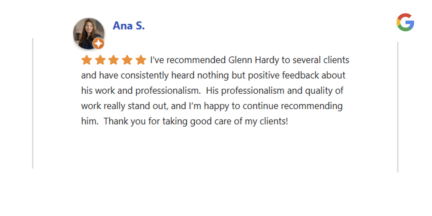 Google reviews for HardyLawNYC.com