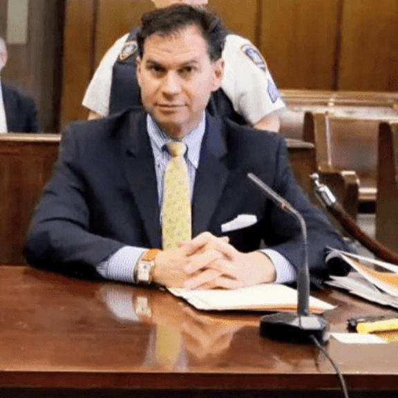 Lawyer during trial in Queens criminal court