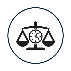 Arrange bail hearings at any time symbol