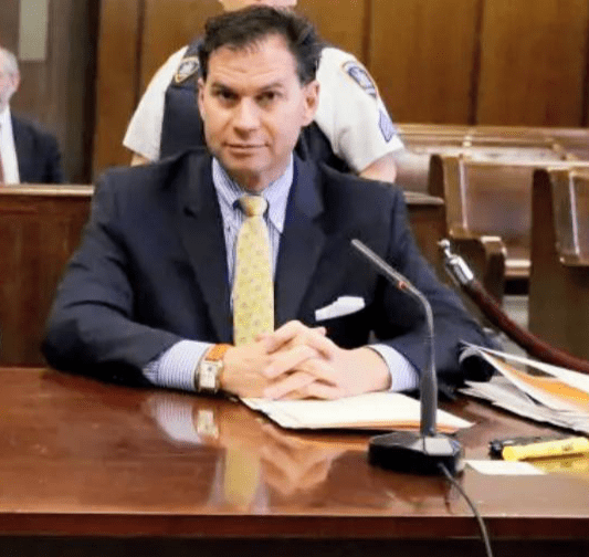 NYC Defense Attorney Glenn F. Hardy during trial in Court